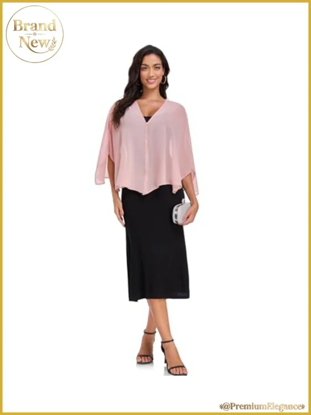 Chiffon Shawl Wrap for Evening Wedding Guest Cover Up